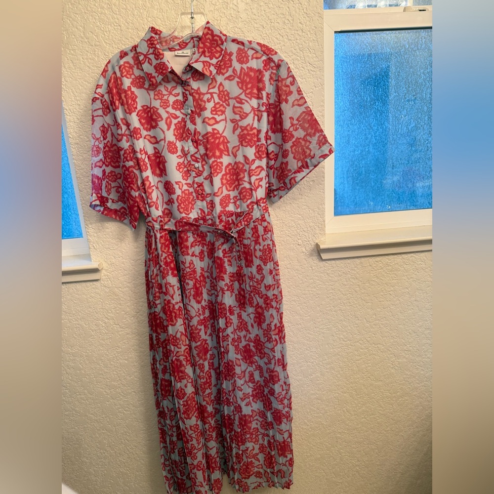 Hermoza Chiffon Floral Maxi Flowy Size Small NWOT Resort, Wedding Guest & Boho - Picture 5 of 17